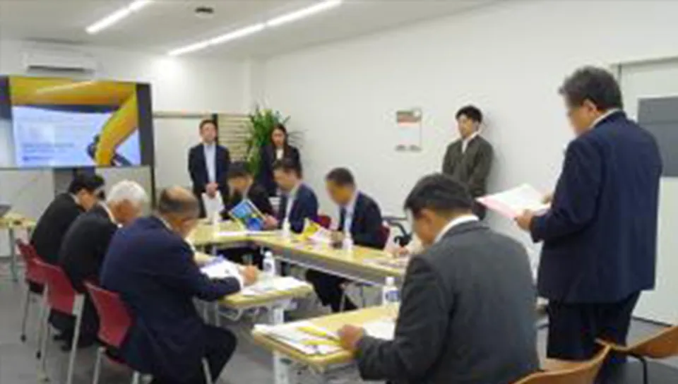 福島県議会総務委員会によるSpot視察の様子